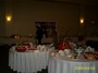 The buffet tables